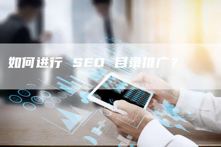 如何进行 SEO 目录推广？