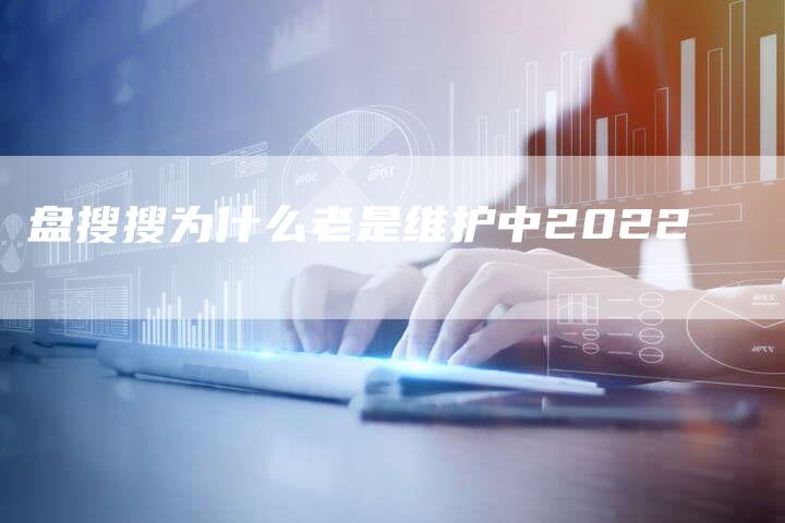 盘搜搜为什么老是维护中2022