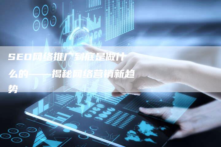 SEO网络推广到底是做什么的——揭秘网络营销新趋势